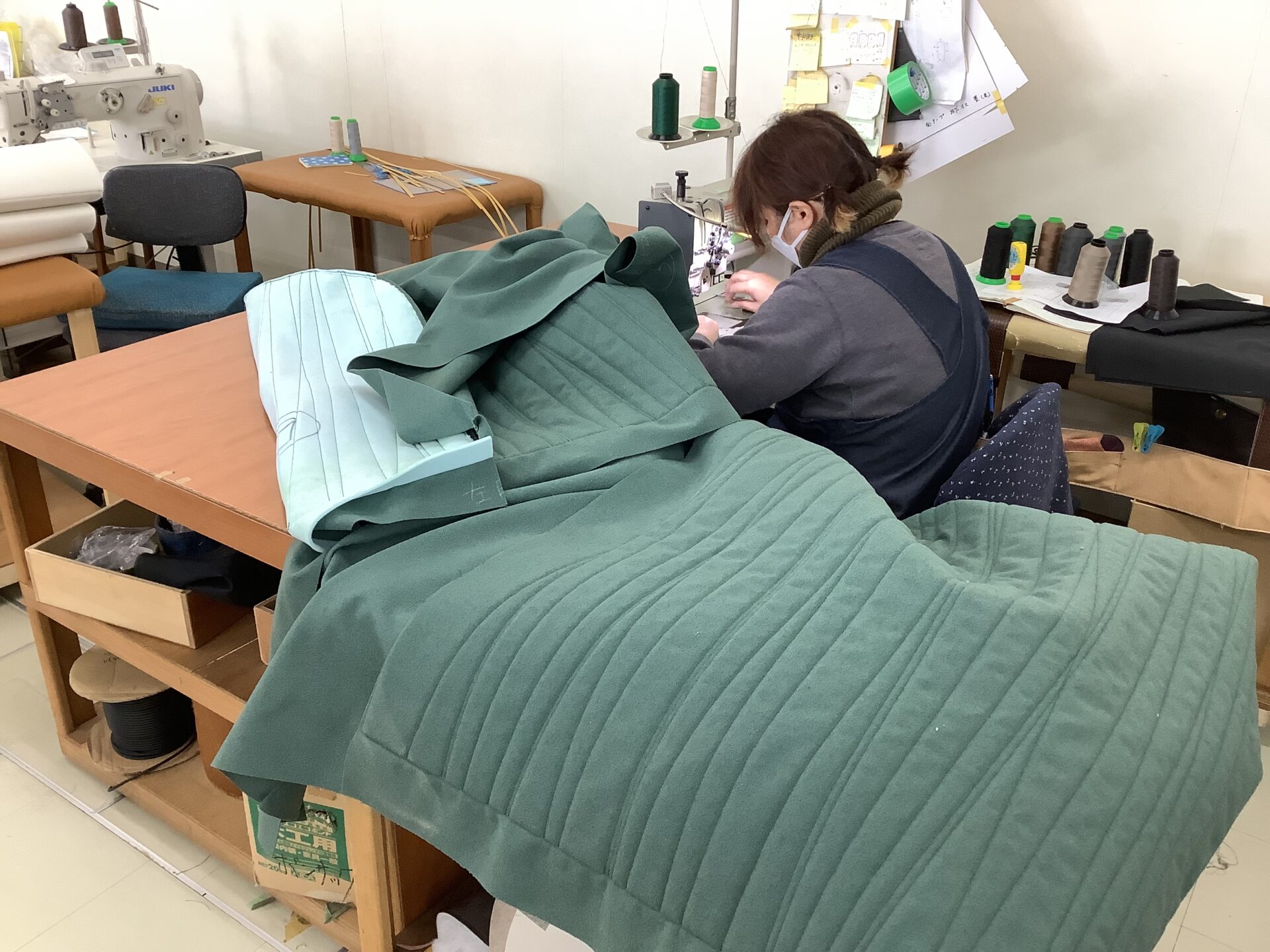 裁断・縫製の工程